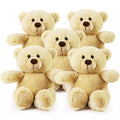 Set of 5 Mini Teddy Bears – 8" Soft Stuffed Animals for Baby Shower & Kids Gifts