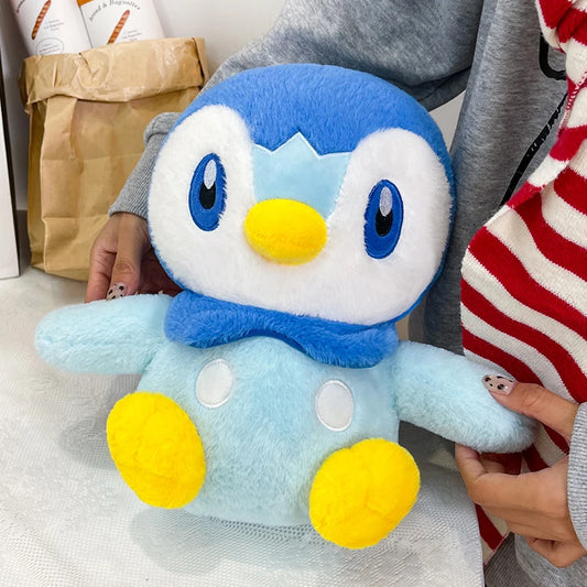 Big Size Kawaii Piplup Plush Toy Pokemon Penguin Stuffed Anime Doll Very Soft Cuddly Plushie Birthday Gifts For Fans