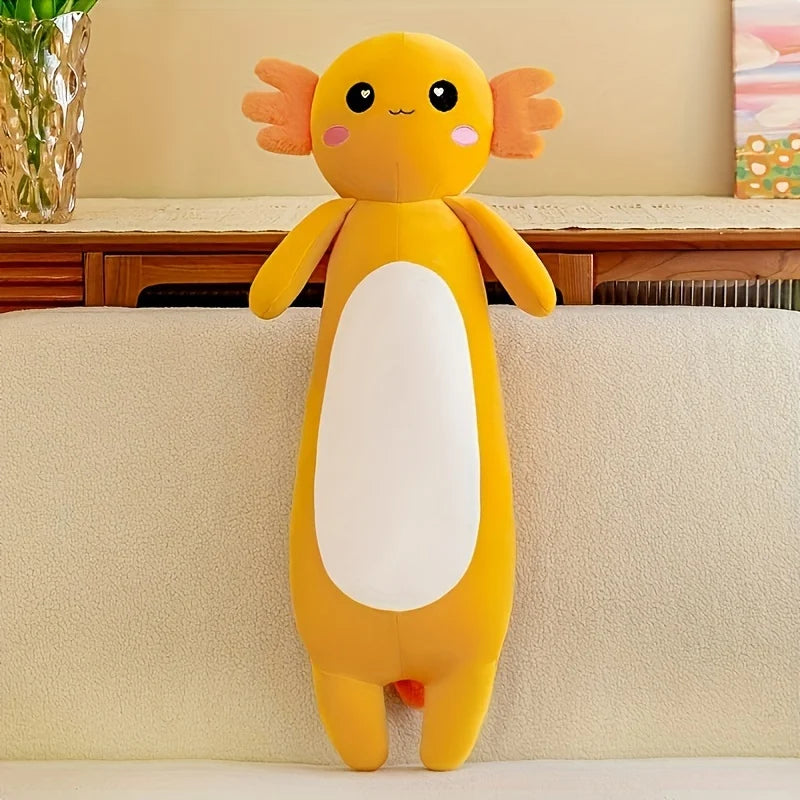 Axolotl Plush Toy – Large Soft Stuffed Animal Pillow for Kids & Adults